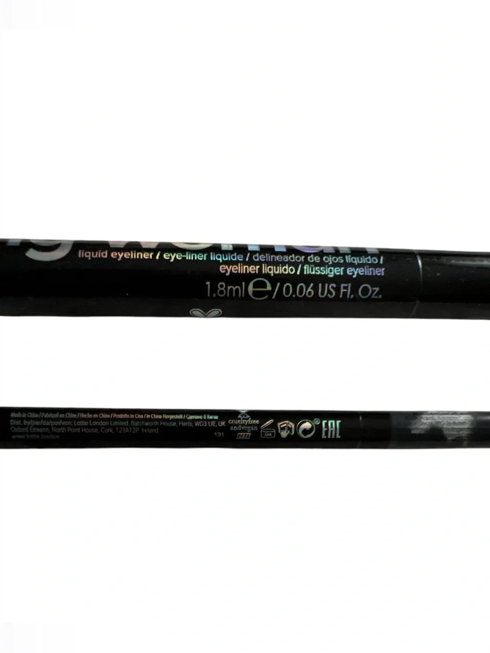 NEW Lottie London Wingwoman Black Liquid Felt Tipped Eyeliner